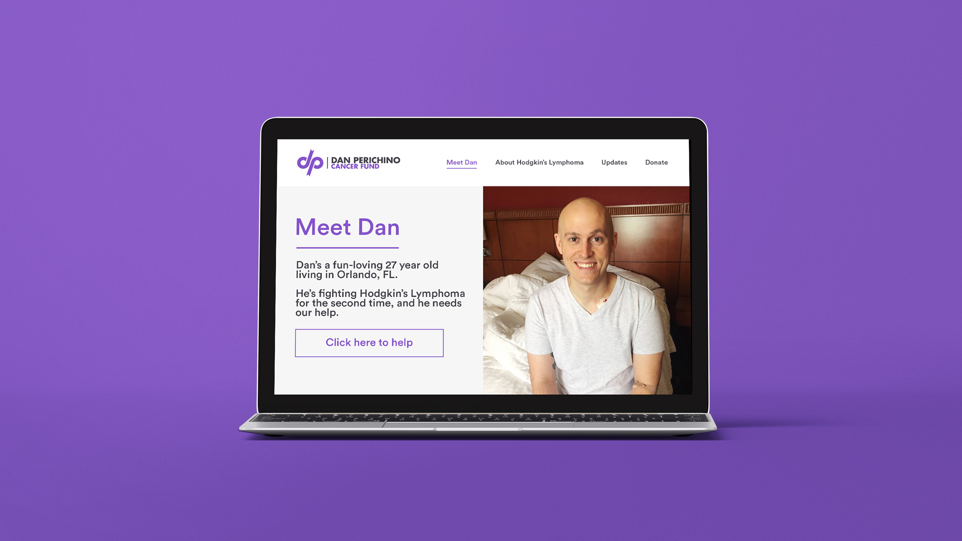 Dan-Perichino-Cancer-Fund-Website